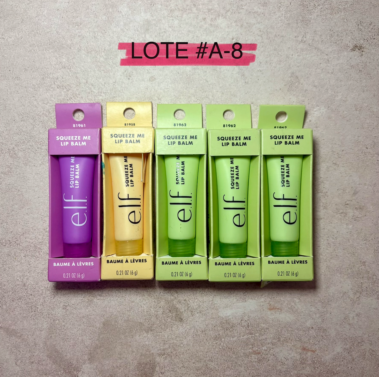 LOTE 5 PZS BALSMOS ELF #A-8