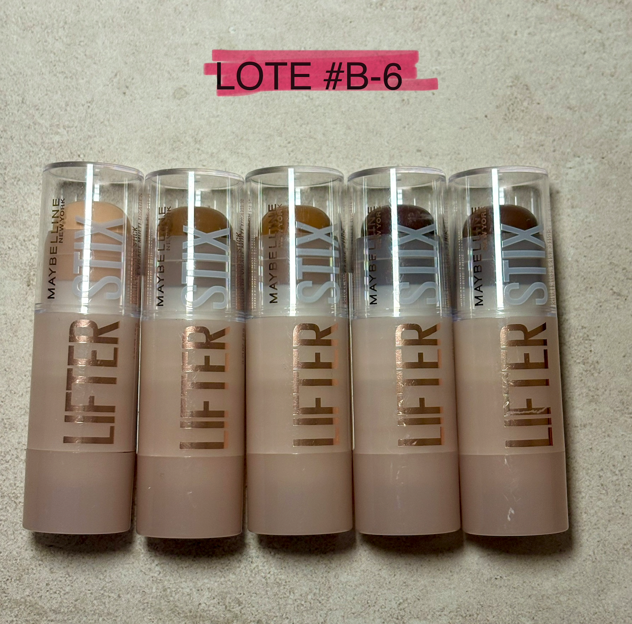 LOTE 5 PZS PZS MAYBELLINE MULTISTICK #B-6