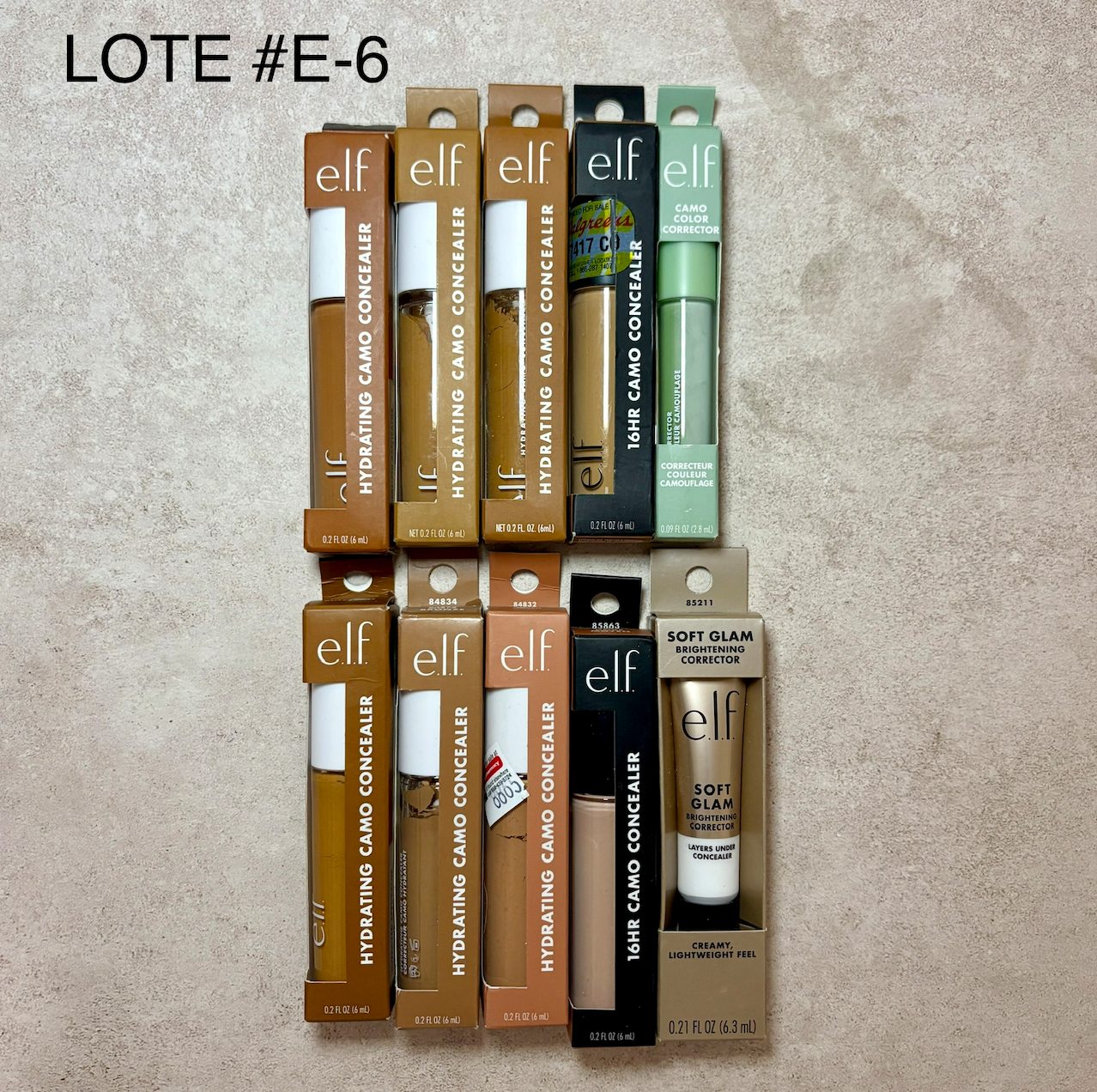 LOTE 10 PZS CORRECTORES ELF #E-6