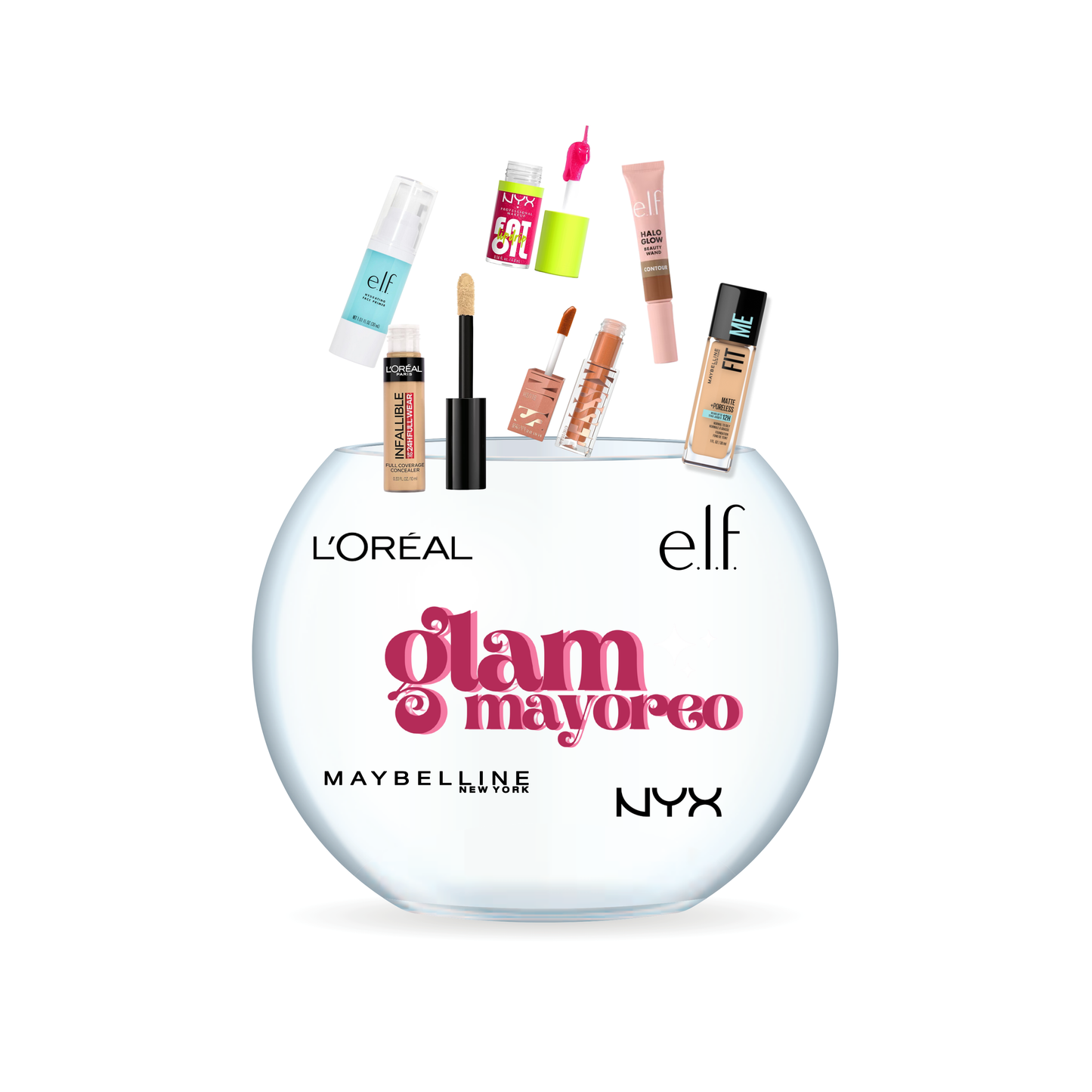 PIEZA MAQUILLAJE MIXTO  – ELF | MAYBELLINE | NYX | L'OREAL
