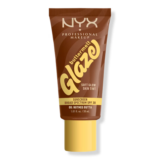 NYX BUTTERMELT GLAZE SKIN TINT - 08 NUTMEG BUTTA