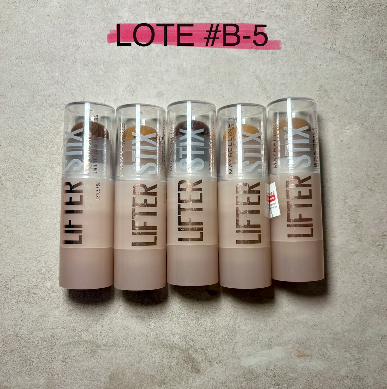 LOTE 5 PZS PZS MAYBELLINE MULTISTICK #B-5