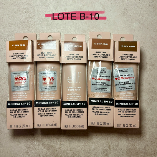 LOTE 5 PZS SKIN TINT ELF #B-10