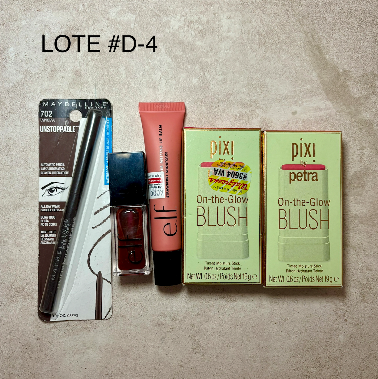 LOTE 5 PZS MIXTAS SIN EMPAQUE #D-4