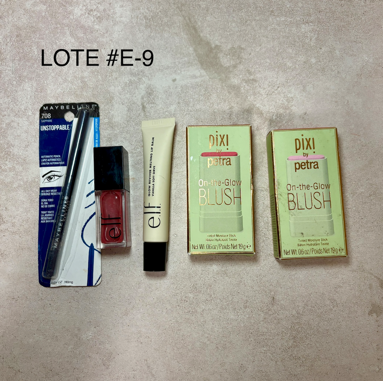 LOTE 5 PZS MIXTAS SIN EMPAQUE #E-9